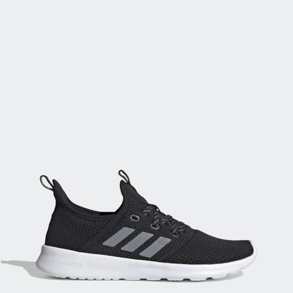 $30 TODAY! Running Shoe -Adidas Cloudfoam Pure Women's NWT - Size 6 Black & Gray - Picture 3 of 6